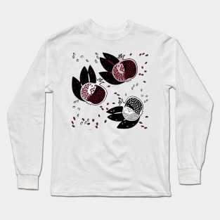 pomegranate Long Sleeve T-Shirt